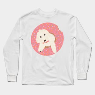 Donut Maltipoo Dog Long Sleeve T-Shirt